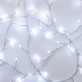 LED karácsonyi fényfüzér 100xLED/3xAA 2,7 m hideg fehér