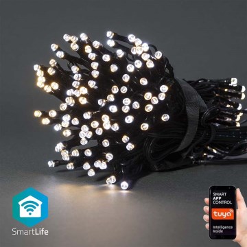 LED karácsonyi fényfüzér 100xLED/8 funkciós 15m IP65 Wi-Fi Tuya