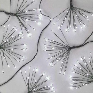 LED karácsonyi fényfüzér 150xLED/5,35m hideg fehér