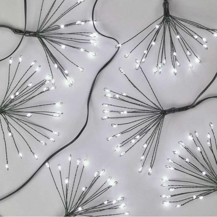 LED karácsonyi fényfüzér 150xLED/5,35m hideg fehér