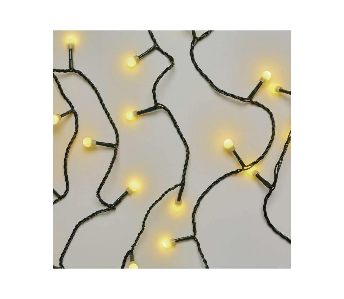 LED karácsonyi fényfüzér 200xLED/8 funkciós 20m IP44 meleg fehér D5AW23