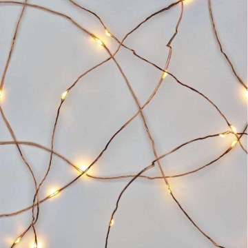 LED karácsonyi fényfüzér 20xLED/2,4m meleg fehér