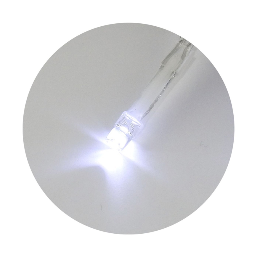 LED Karácsonyi fényfüzér 20xLED/2 funkció 2,4m hideg fehér