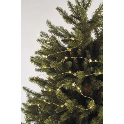 LED karácsonyi fényfüzér 20xLED/2xAA 2,2 m meleg fehér