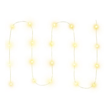LED karácsonyi fényfüzér 20xLED/2xAA 2,3m meleg fehér