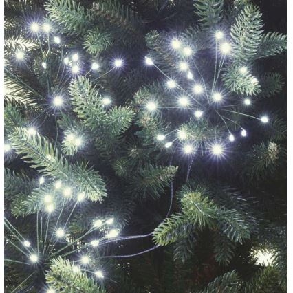 LED karácsonyi fényfüzér 300xLED/8,2 m hideg fehér