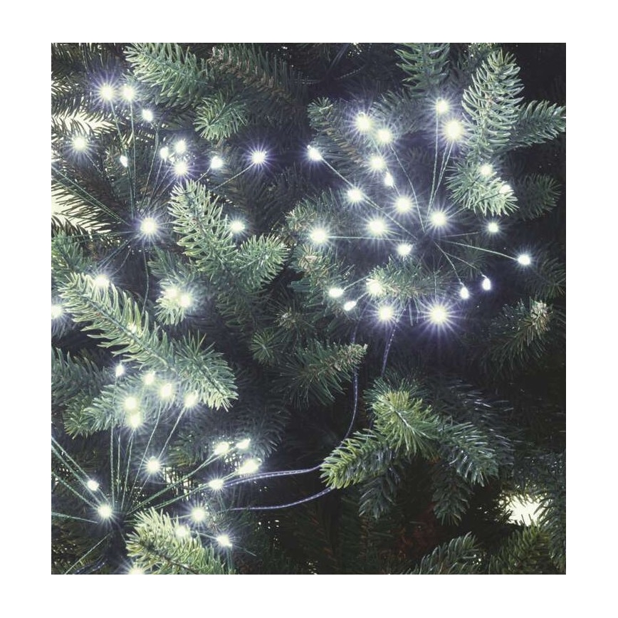 LED karácsonyi fényfüzér 300xLED/8,2 m hideg fehér