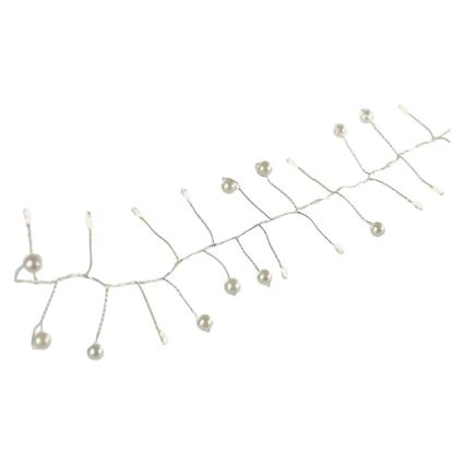LED karácsonyi fényfüzér 40xLED/3xAA 1,5 m meleg fehér