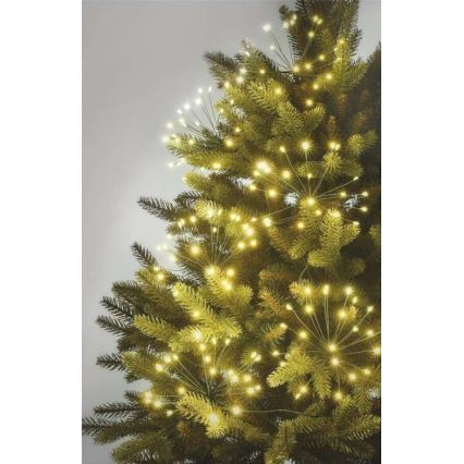 LED karácsonyi fényfüzér 450xLED/11m meleg fehér