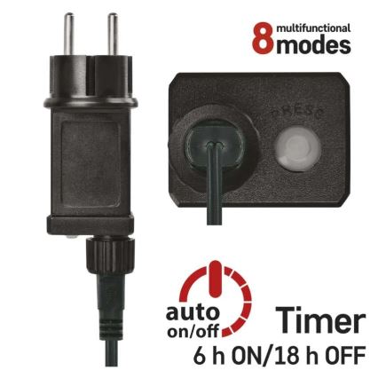 LED karácsonyi fényfüzér 480xLED/8 világítási mód 53m IP44 többszínű