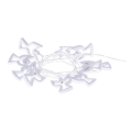 LED Karácsonyi fényfüzér CHAIN 10xLED/2xAA 1,85m meleg fehér