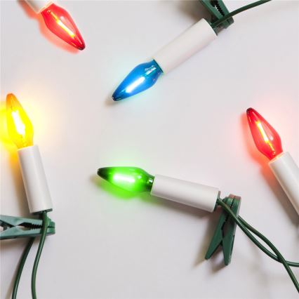 LED Karácsonyi lánc FELICIA FILAMENT 10,5 m LED/0,2W/230V/14V