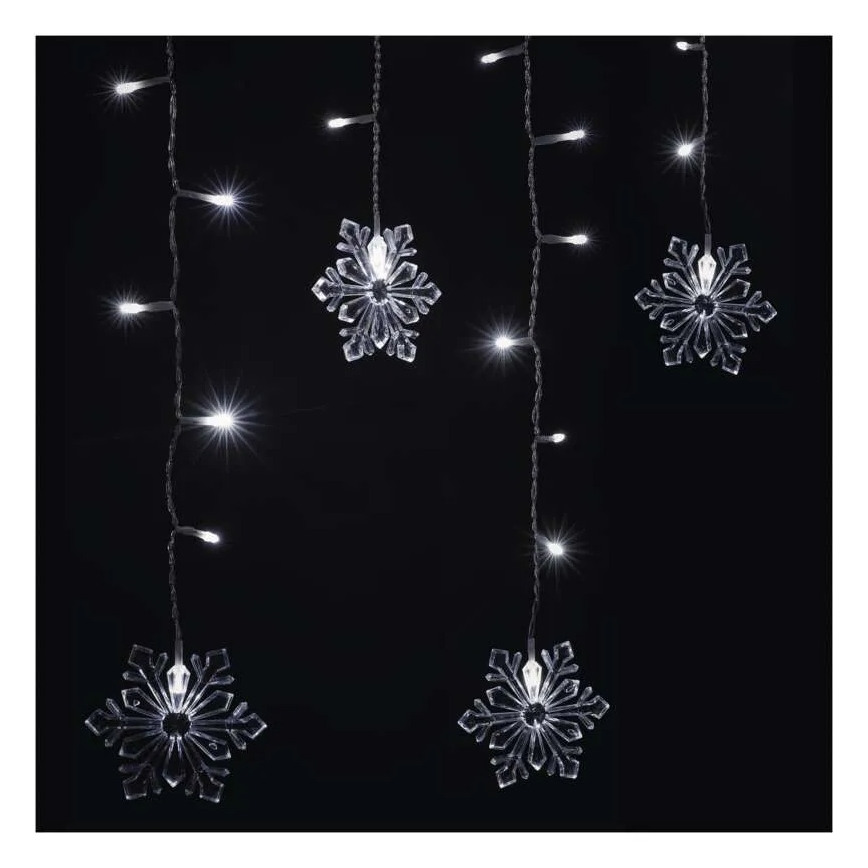 LED karácsonyi függöny 60xLED/1,35W 635x50 cm hideg fehér