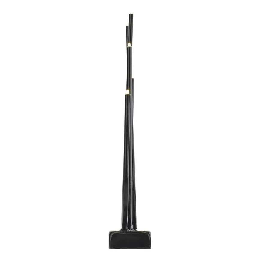 LED karácsonyi gyertyatartó 6xLED/2xAA fekete