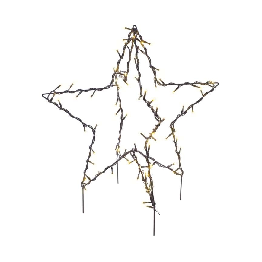 LED Karácsonyi kültéri dekoráció 90xLED/1,2W/230V IP44 csillag