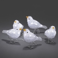LED Karácsonyi kültéri dekoráció BIRDS 5xLED/230V/24V IP44