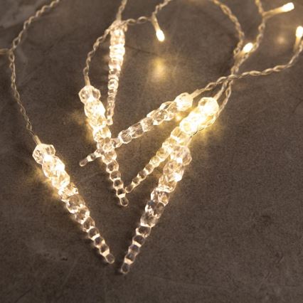 LED karácsonyi kültéri fényfüggöny 180 LED 3,5x0,7 m IP44 meleg fehér