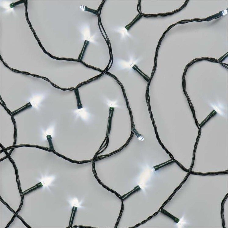 LED karácsonyi kültéri fényfüzér 120xLED/17m IP44 hideg fehér