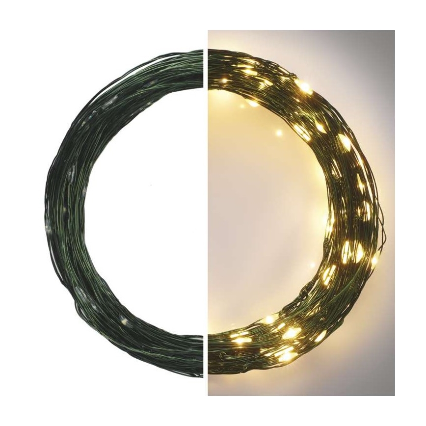 LED karácsonyi kültéri fényfüzér 150xLED/20m IP44 meleg fehér