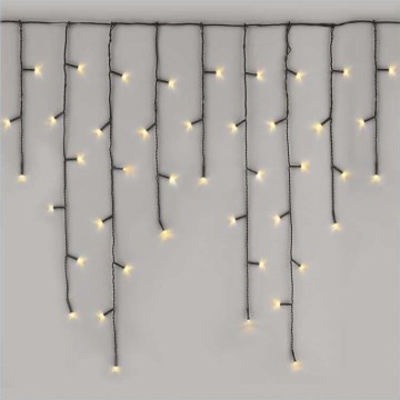 LED karácsonyi kültéri fényfüzér 200xLED/8 üzemmód 8,6m IP44 meleg fehér