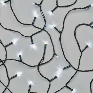 LED karácsonyi kültéri fényfüzér 40xLED/9m IP44 hideg fehér