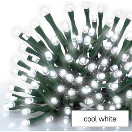 LED karácsonyi kültéri fényfüzér 40xLED/9m IP44 hideg fehér