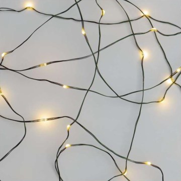 LED karácsonyi kültéri fényfüzér 40xLED/9m IP44 meleg fehér