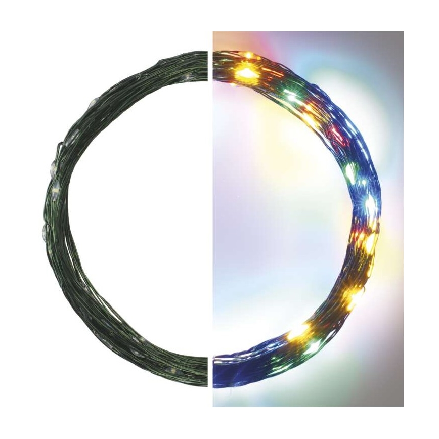 LED karácsonyi kültéri fényfüzér 75xLED/12,5m IP44 többszínű
