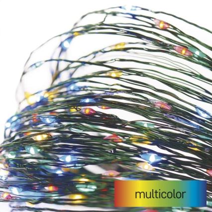 LED karácsonyi kültéri fényfüzér 75xLED/12,5m IP44 többszínű