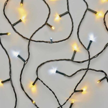 LED karácsonyi kültéri fényfüzér 80xLED/13m IP44 meleg/hideg fehér