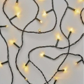LED karácsonyi kültéri fényfüzér 80xLED/3xAA 6,1m IP44 meleg fehér