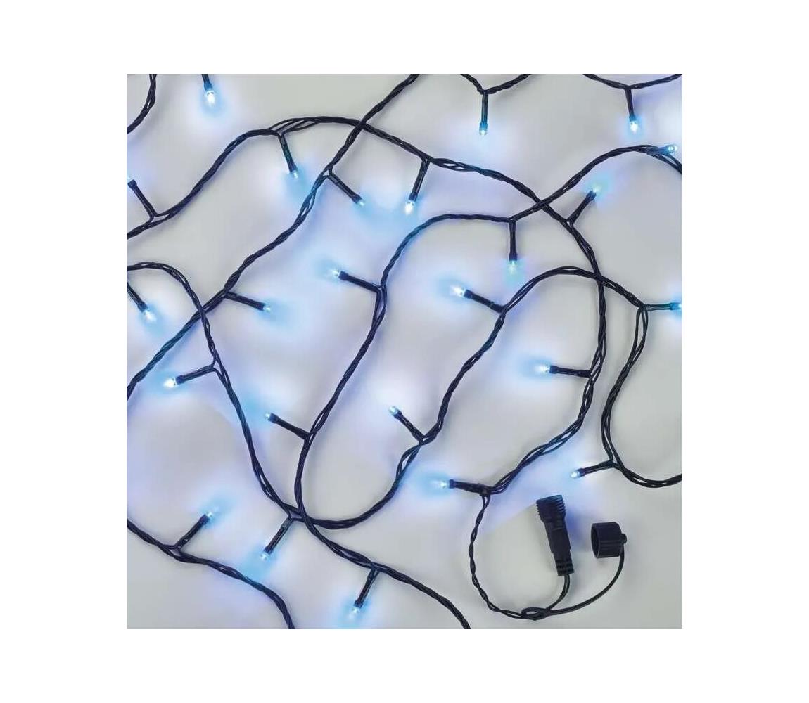 LED Karácsonyi kültéri lánc 100xLED/10m IP44 kék D1AB01