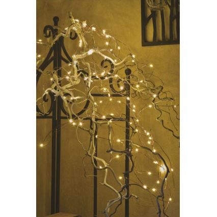 LED Karácsonyi kültéri lánc 100xLED/15m IP44 meleg fehér