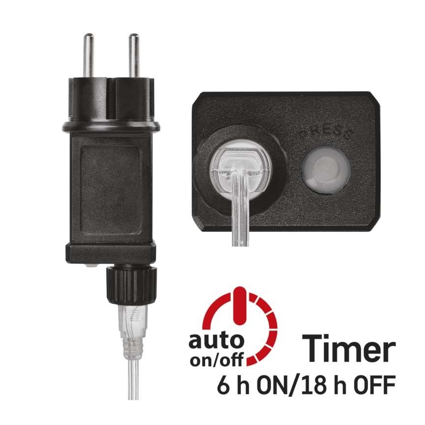 LED Karácsonyi kültéri lánc 100xLED/15m IP44 meleg fehér