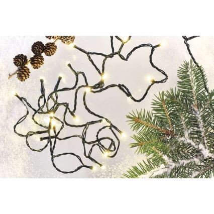 LED Karácsonyi kültéri lánc 120xLED/17m IP44 meleg fehér