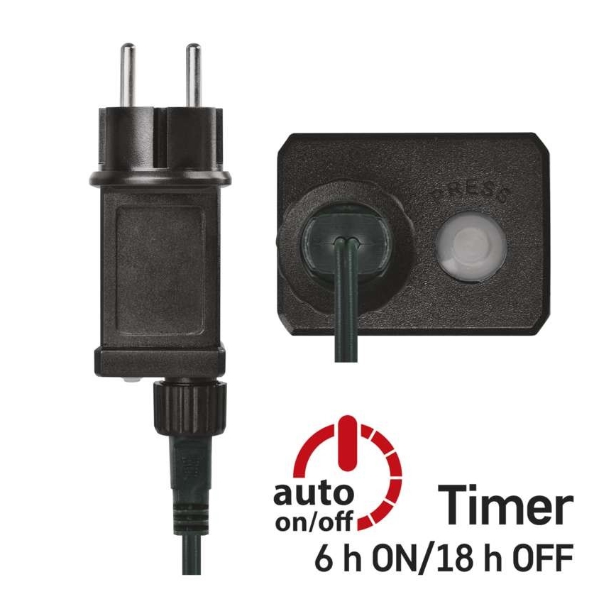 LED Karácsonyi kültéri lánc 120xLED/17m IP44 vintage