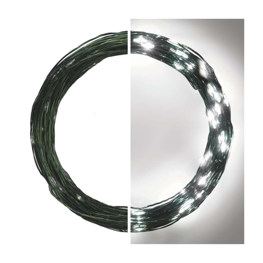 LED Karácsonyi kültéri lánc 150xLED/20m IP44 hideg fehér