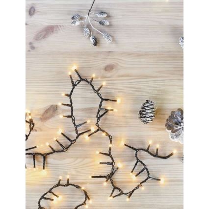 LED Karácsonyi kültéri lánc 300xLED/11m IP44 vintage