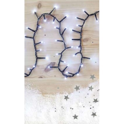 LED Karácsonyi kültéri lánc 400xLED/13m IP44 hideg fehér