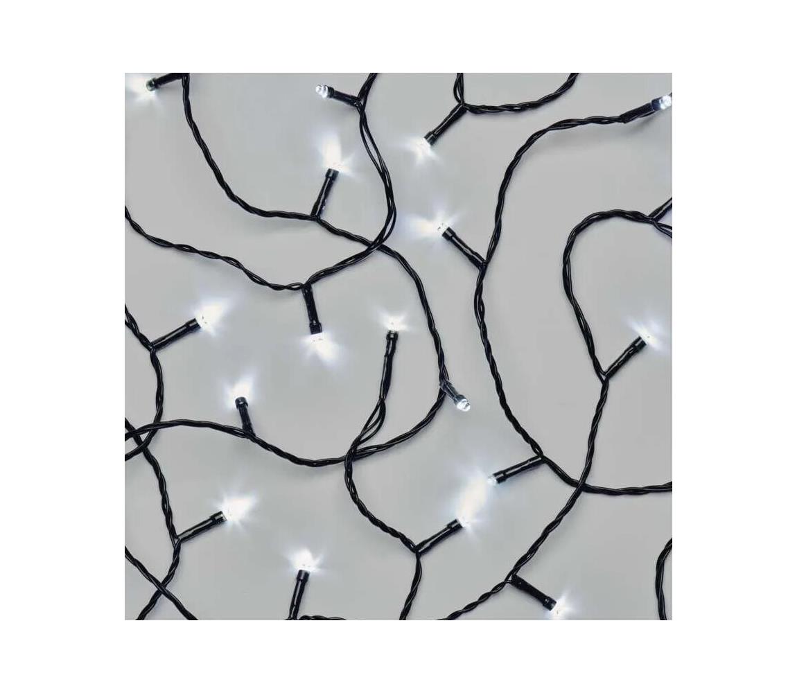 LED Karácsonyi kültéri lánc 40xLED/3xAA 3,3m IP44 hideg fehér D4FC01