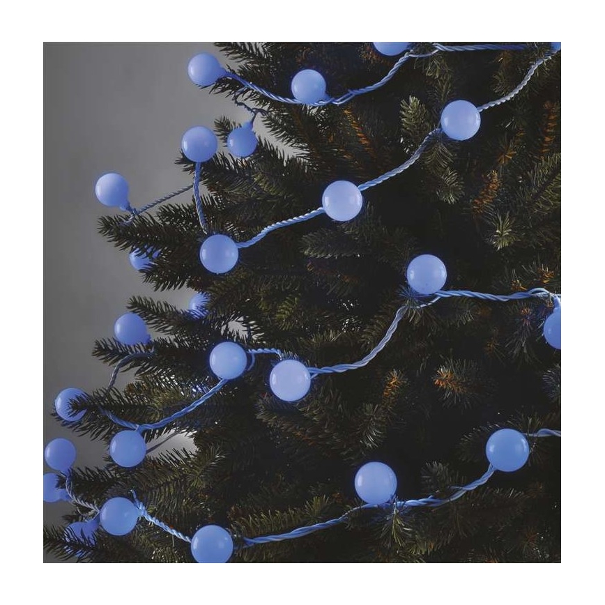 LED Karácsonyi kültéri lánc 40xLED/9m IP44 kék