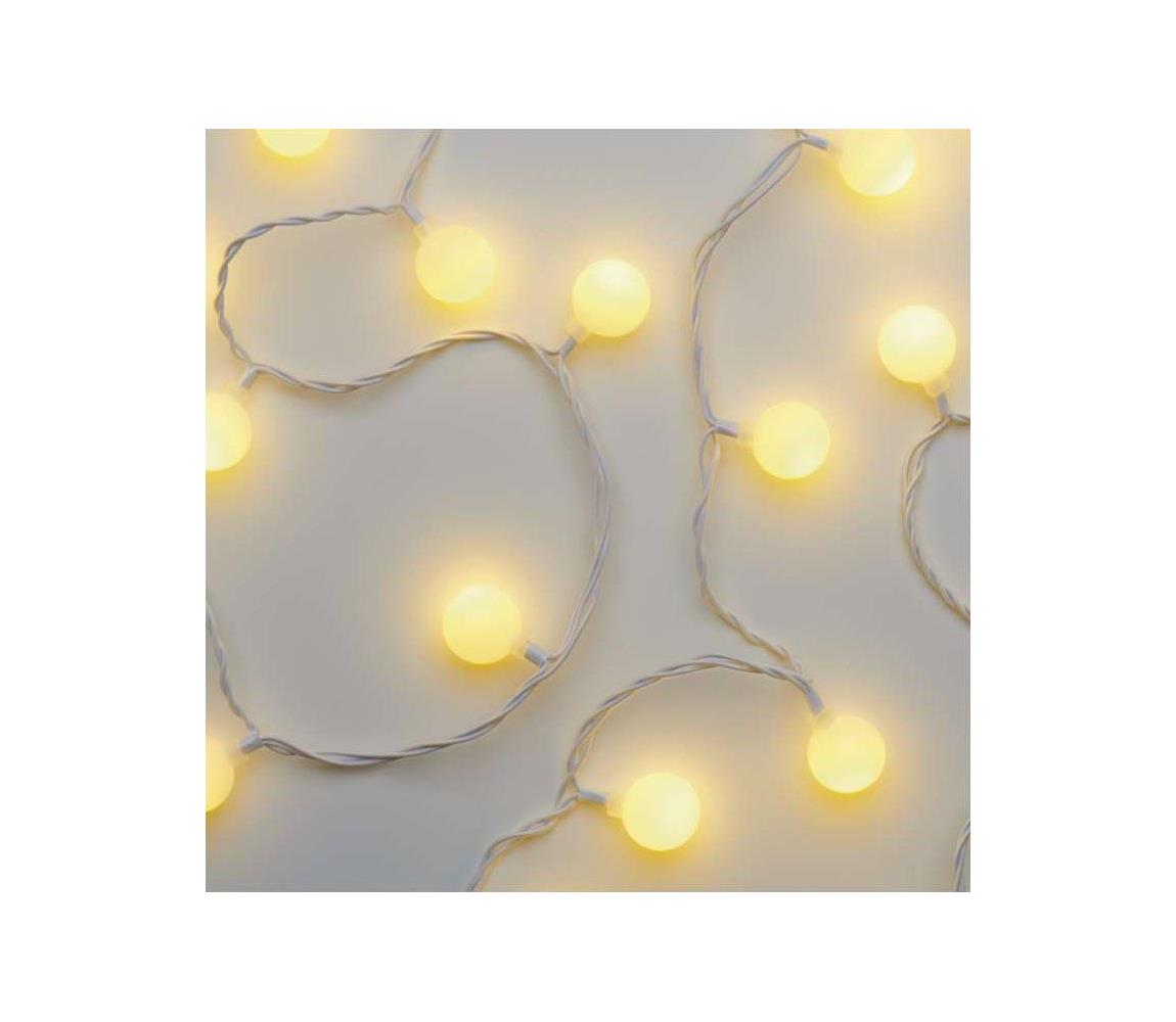 LED Karácsonyi kültéri lánc 40xLED/9m IP44 meleg fehér D5AW01