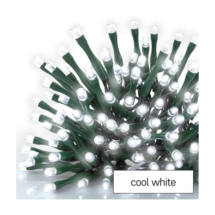 LED Karácsonyi kültéri lánc 500xLED/55m IP44 hideg fehér