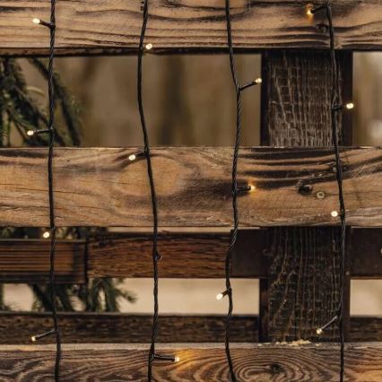 LED Karácsonyi kültéri lánc 50xLED/5m IP44 meleg fehér