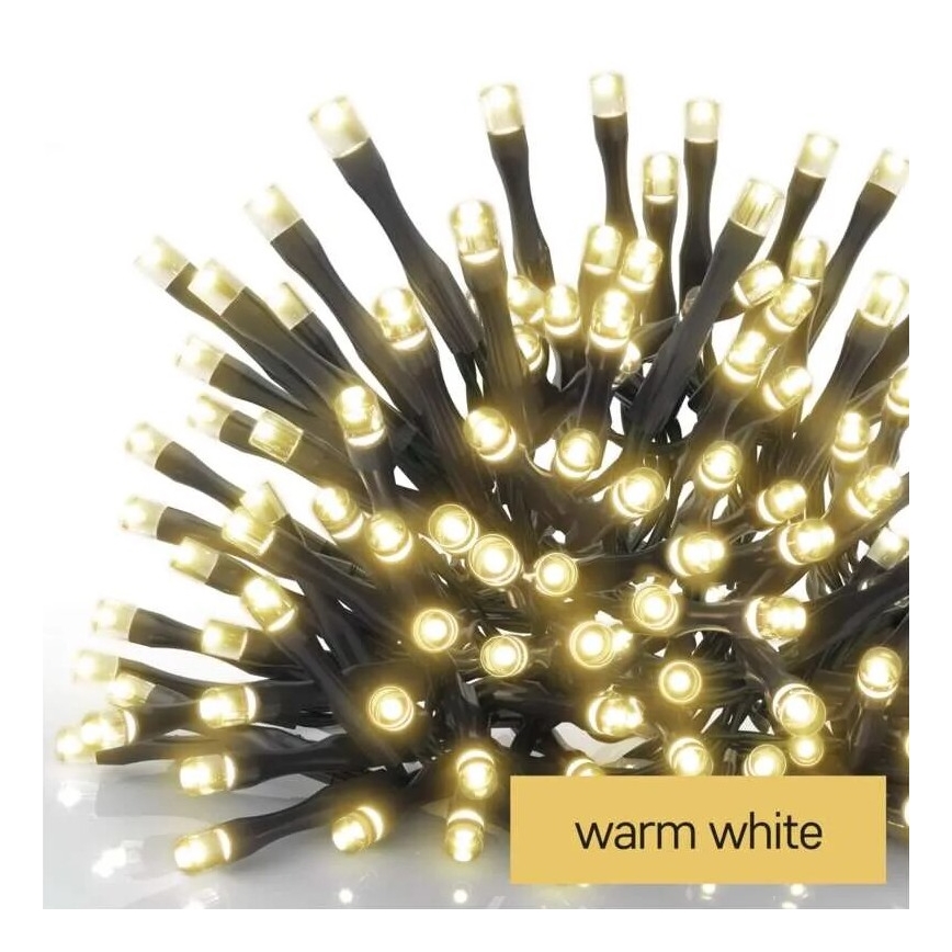 LED Karácsonyi kültéri lánc 50xLED/5m IP44 meleg fehér