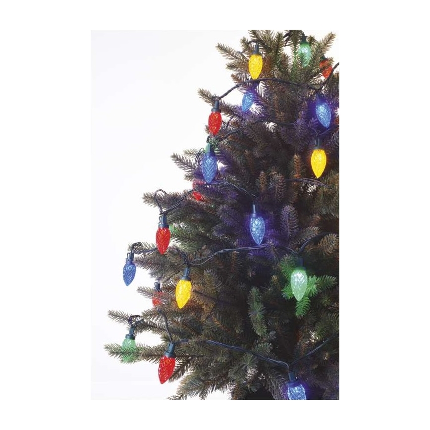 LED Karácsonyi kültéri lánc 50xLED/8 mód 14,8m IP44 többszínű