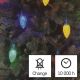 LED Karácsonyi kültéri lánc 50xLED/8 mód 14,8m IP44 többszínű