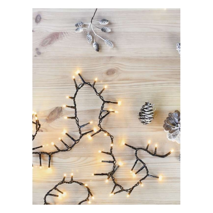 LED Karácsonyi kültéri lánc 600xLED/17m IP44 vintage