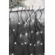 LED Karácsonyi kültéri lánc 600xLED/8 mód 15m IP44  hideg fehér