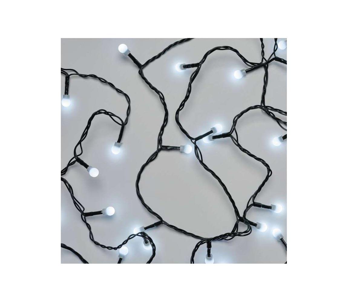 LED Karácsonyi kültéri lánc 80xLED/13m IP44 hideg fehér D5AC02